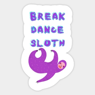 Dancing sloth Sticker